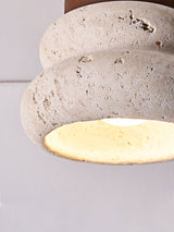 Elara Loft Travertine Ceiling Light, detail view 9