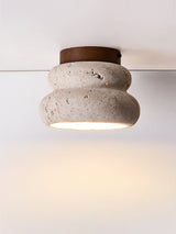 Elara Loft Travertine Ceiling Light, detail view 10