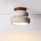 Elara Loft Travertine Ceiling Light, detail view 11