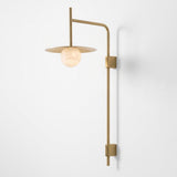 Orla Vine Alabaster Wall Light, detail view 12