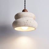 Riven Iris Stone Pendant Light, detail view 5