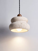 Riven Iris Stone Pendant Light, detail view 3