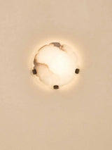 Vera Veil Alabaster Wall Light, detail view 4