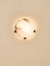 Vera Veil Alabaster Wall Light, detail view 5