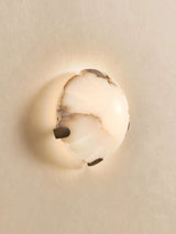 Vera Veil Alabaster Wall Light, detail view 6