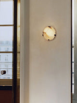 Vera Veil Alabaster Wall Light, detail view 8