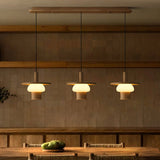 Oriel Reed Glass Pendant Light, detail view 2