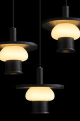 Oriel Reed Glass Pendant Light, detail view 5