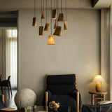 Briar Stone Wood Pendant Light, detail view 16