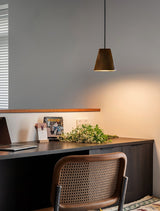 Briar Stone Wood Pendant Light, detail view 10