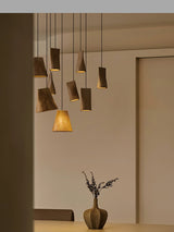 Briar Stone Wood Pendant Light, detail view 13
