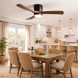 Calia Quartz Wood Ceiling Fan, detail view 12