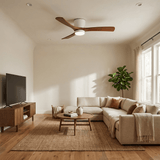 Calia Quartz Wood Ceiling Fan, detail view 7
