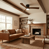 Calia Quartz Wood Ceiling Fan, detail view 3