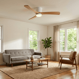 Calia Quartz Wood Ceiling Fan, detail view 5