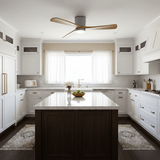Calia Quartz Wood Ceiling Fan, detail view 15