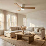 Calia Quartz Wood Ceiling Fan, detail view 8