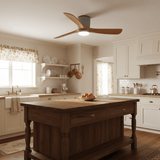 Calia Quartz Wood Ceiling Fan, detail view 16