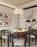 Evara Pine Wood Pendant Light, detail view 15