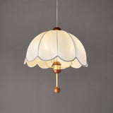 Evara Pine Wood Pendant Light, detail view 7