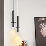 Ilan Morrow Travertine Pendant Light, detail view 2