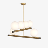 Flora Cedar Glass Chandelier by Maison Velume