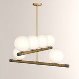 Flora Cedar Glass Chandelier, detail view 4