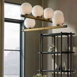Flora Cedar Glass Chandelier, detail view 13