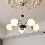 Isla Dawn Glass Chandelier, detail view 5