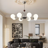 Isla Dawn Glass Chandelier, detail view 2
