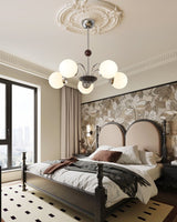 Isla Dawn Glass Chandelier, detail view 8