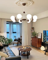 Isla Dawn Glass Chandelier, detail view 6