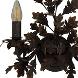 Pella Lark Iron Wall Light, detail view 9