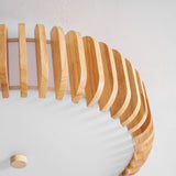 Rhea Shade Wood Ceiling Light, detail view 42