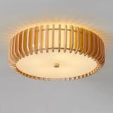 Rhea Shade Wood Ceiling Light, detail view 9