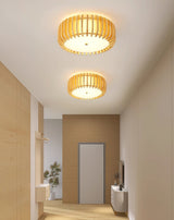 Rhea Shade Wood Ceiling Light, detail view 19
