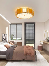 Rhea Shade Wood Ceiling Light, detail view 29