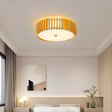 Rhea Shade Wood Ceiling Light, detail view 5