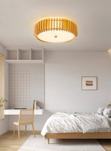 Rhea Shade Wood Ceiling Light, detail view 6