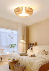 Rhea Shade Wood Ceiling Light, detail view 15