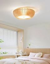 Rhea Shade Wood Ceiling Light, detail view 16