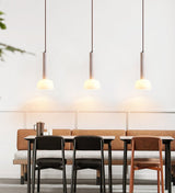 Solen Vine Travertine Pendant Light, detail view 2