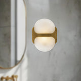 Sora Moss Alabaster Wall Light, detail view 6