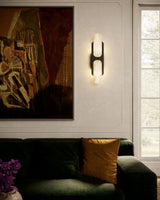 Sora Moss Alabaster Wall Light, detail view 5