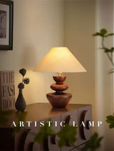 Auria Moss Wood Table Lamp, detail view 14