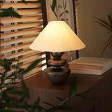 Auria Moss Wood Table Lamp, detail view 7