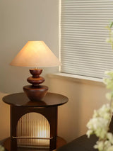 Auria Moss Wood Table Lamp, detail view 9