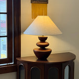 Auria Moss Wood Table Lamp, detail view 3