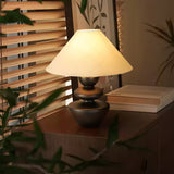 Auria Moss Wood Table Lamp, detail view 2
