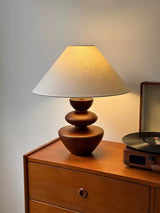 Auria Moss Wood Table Lamp, detail view 6
